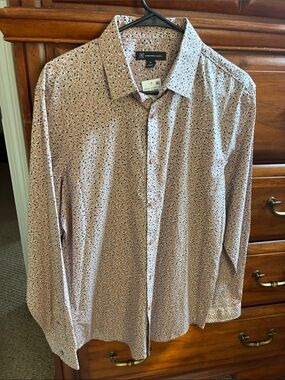INC International Concepts Men's Micro-Print Button-Down Shirt
